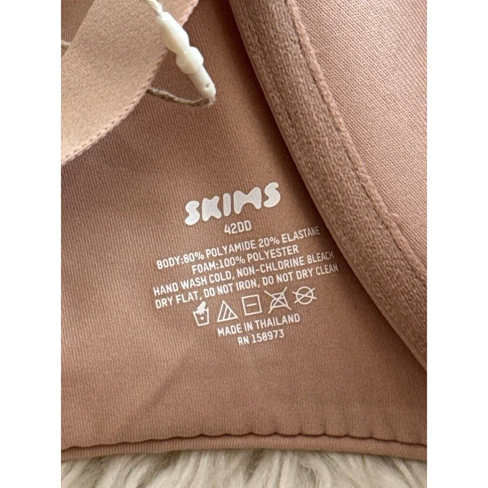 Skims Fits Everybody T-shirt Bra Mica Size 42DD - Picture 5 of 6